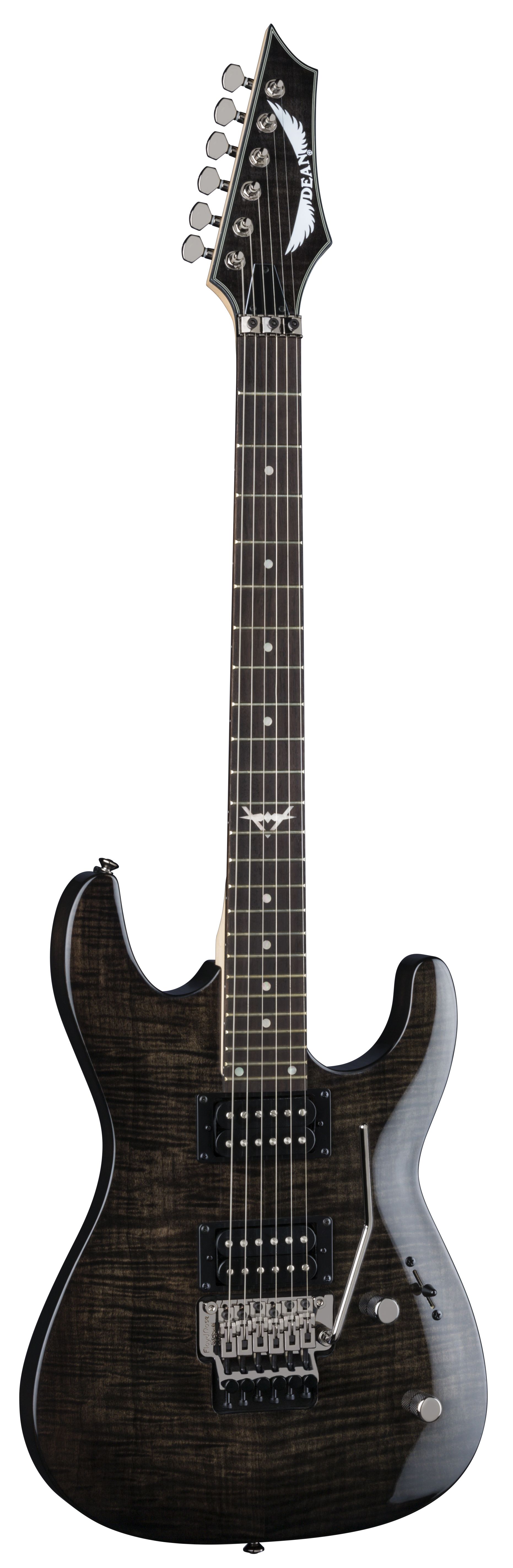 DEAN CUSTOM 350 FloydRose Trans Black 現状 DEAN CUSTOM 350 FloydRose Trans Black 現状
